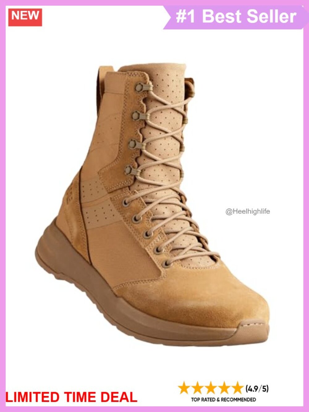 Carbon-Plated Tactical Combat Boots Slip-Resistant Military Duty